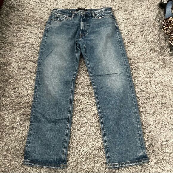 Abercrombie and Fitch Mens A&F Vintage Stretch 90s Straight Jeans size 32W 30L - Picture 1 of 4